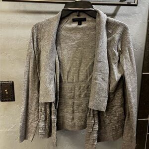 Banana Republic Heather Gray Knit Sweater/Cardigan